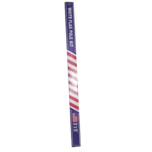 White Flag Pole Kit