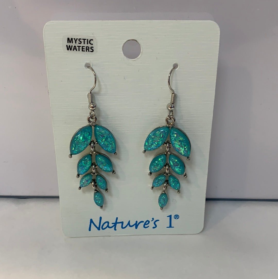 EARRING H/LEAVES WTE116