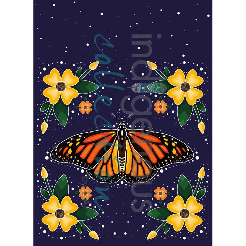 Monarch Butterfly Tea Towel