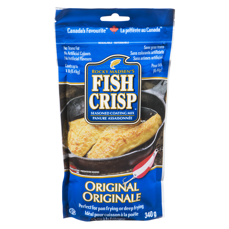 Seasoned Coating Mix, Original - Fish Crisp