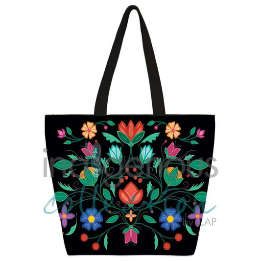 Petals of Ancestry Large Tote Bag