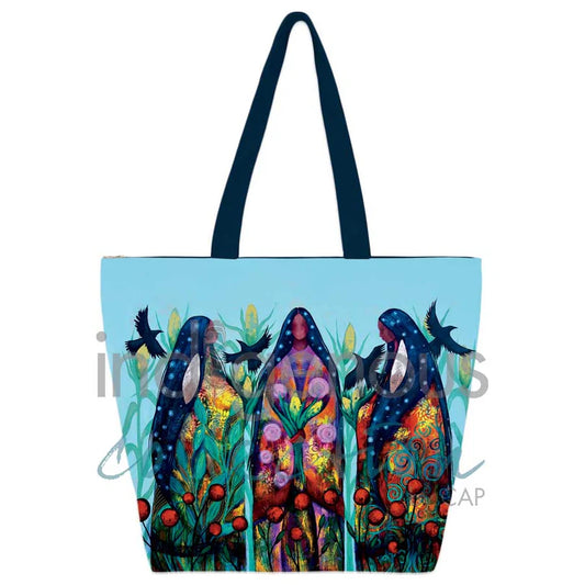 Three Sisters Large Tote Bag