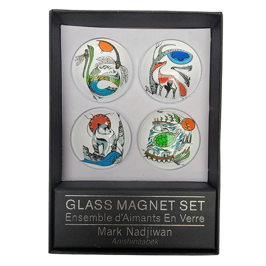 Mark Nadjiwan Glass Magnet Set