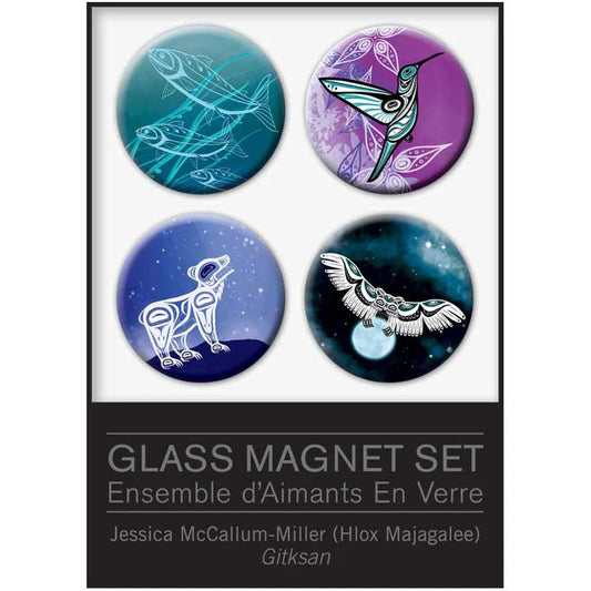 Jessica McCallum-Miller (Hlox Majagalee) Glass Magnets Set
