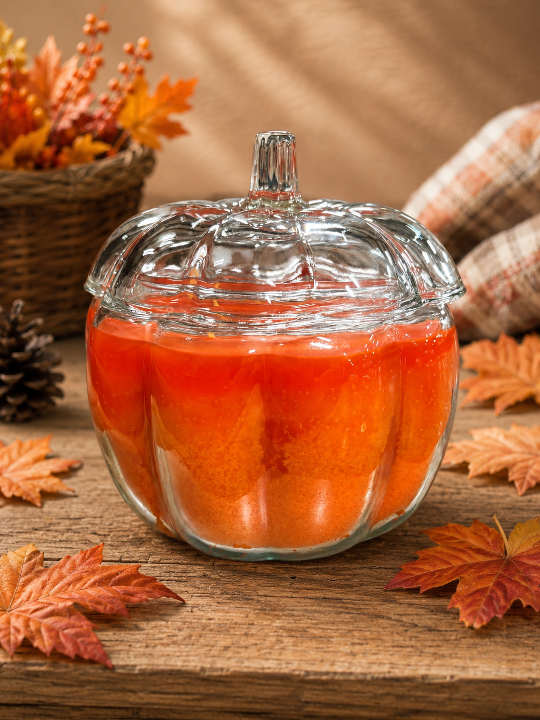 Candle Buttery Pumpkin Pie