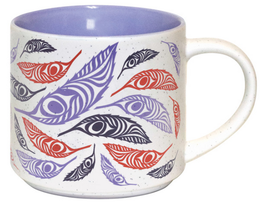 Ceramic Feather Mug