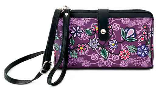 Ojibwe Florals Smartphone Crossbody Bag