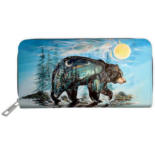 A Bear's Journey Embossed Wallet