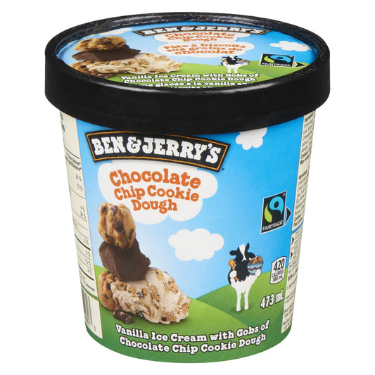 Ben and Jerry's Chocolate Chip Cookie Dough 473 mL