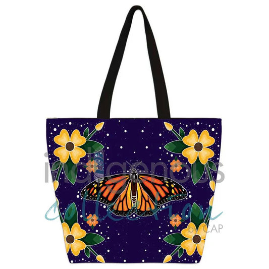 Monarch Butterfly Large Tote Bag