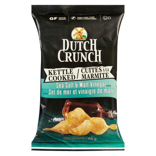 Dutch Crunch Kettle Sea Salt & Malt Vinegar 66 g