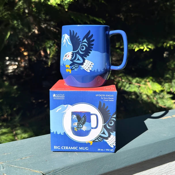 Big Ceramic Mug (20oz) - Sp'óq'es (Eagle)