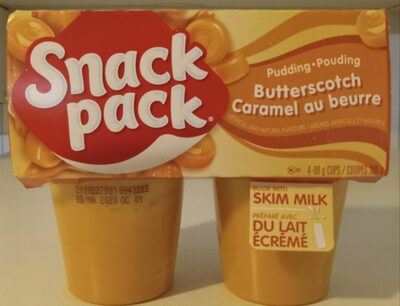 Snack Pack Butterscotch