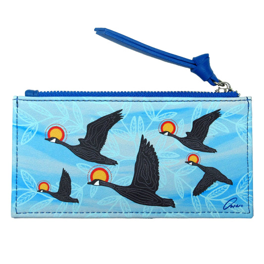 Eruoma Awashish Niskak (Geese) Card Holder