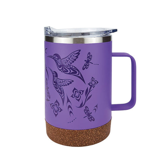 Hummingbird - Cork Base Travel Mug