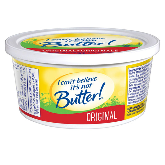 I Can't Believe It's Not Butter Original tub