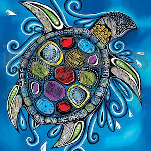 Turtle - Mikinaak Diamod Art