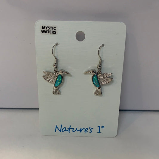 EARRING HUMMINGBIRD WTE012