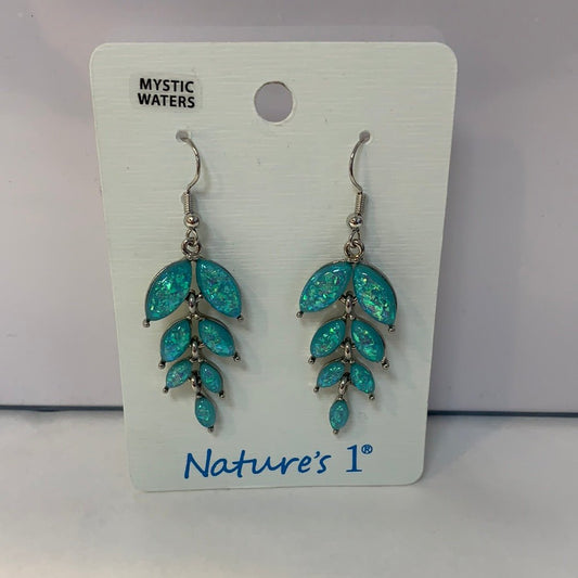 EARRING H/LEAVES WTE116