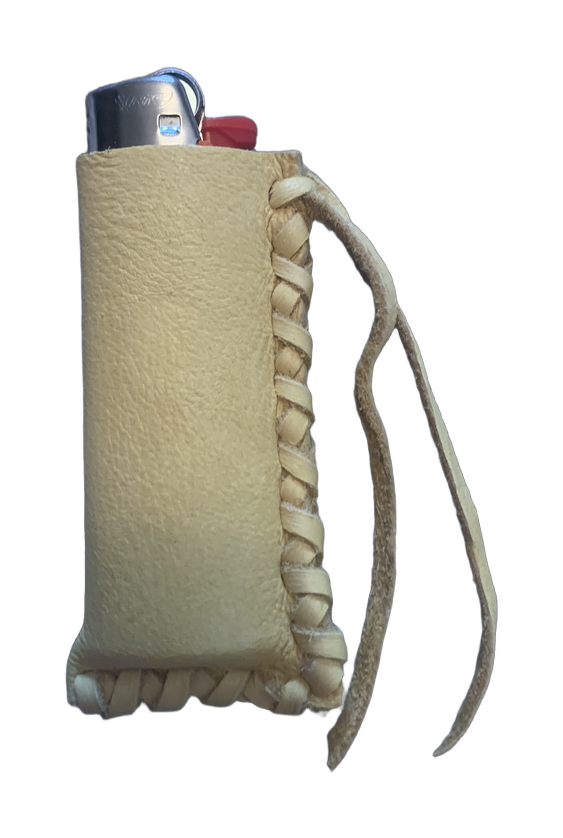 Beaded lighter case