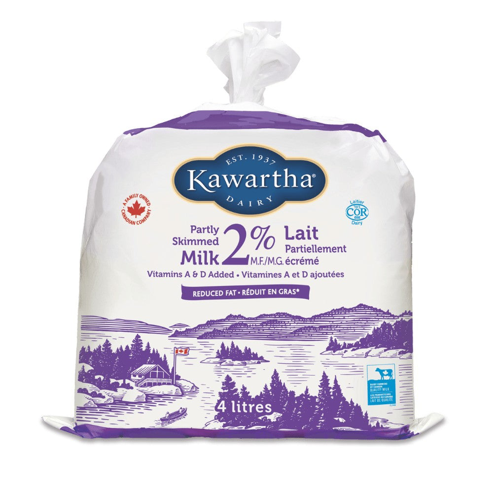 Kawartha Dairy 2% milk 4 L bag