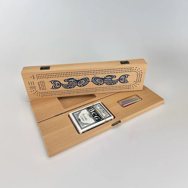 Killer Whale Cribbage Board Game