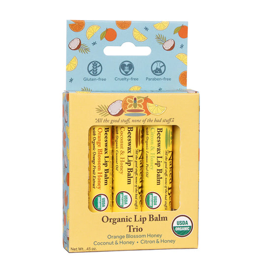 Organic Lip Balm Trio