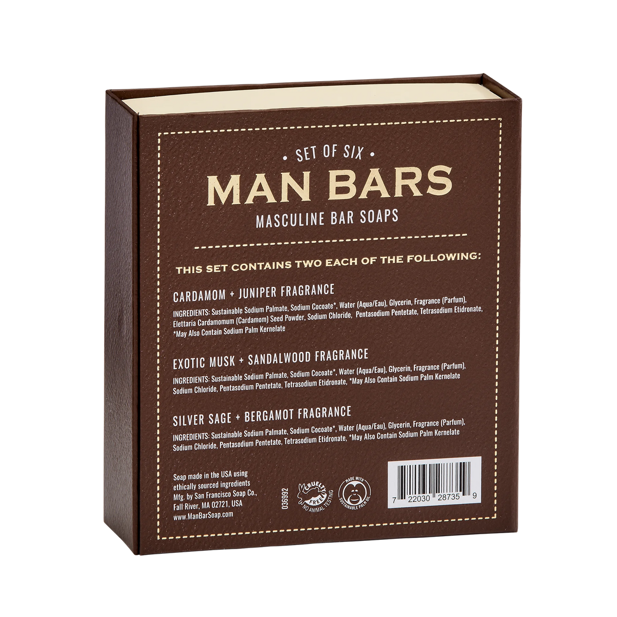 Man Bars set of 6