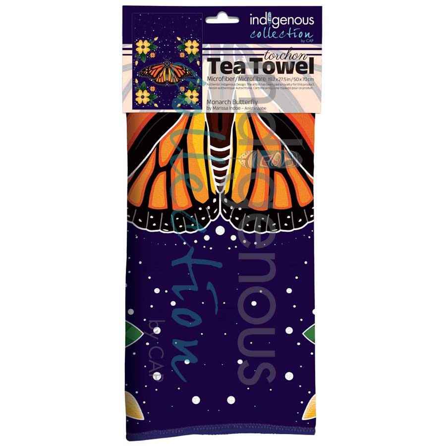Monarch Butterfly Tea Towel