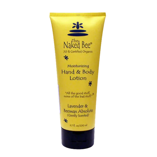 Naked Bee Hand & Body Lotion Lavender & Beeswax Absolute 6.7 oz