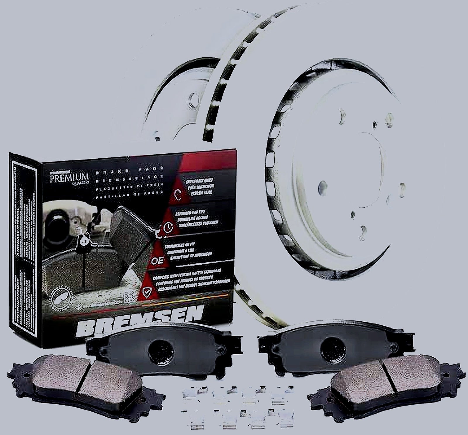 Bremsen brake rotors and pads kit