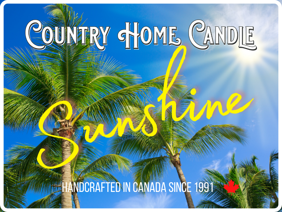 Candle Sunshine Country Home Candle jar