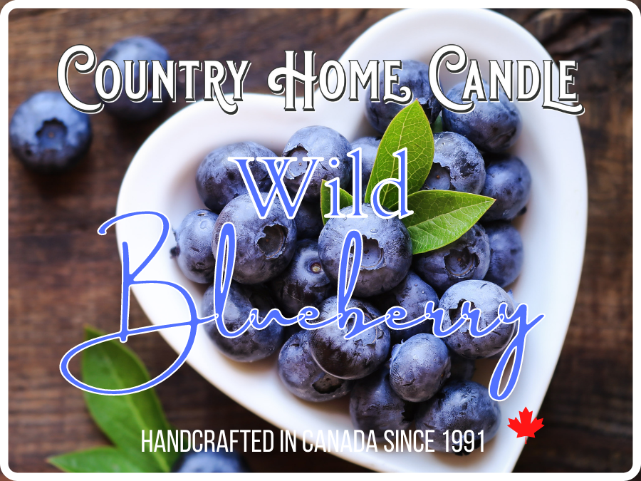 Wild Blueberry 16oz Candle Country Home Candle jar