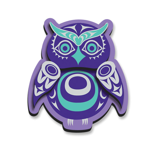 3D Magnet - Owl