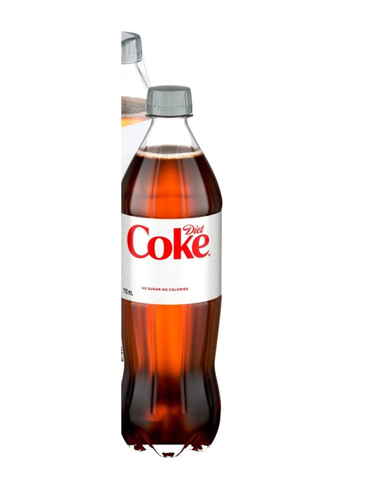 710 ML Diet Coke pack shot