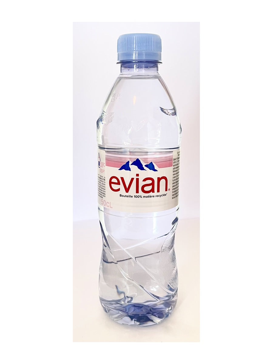 Evian 750 ml pack shot