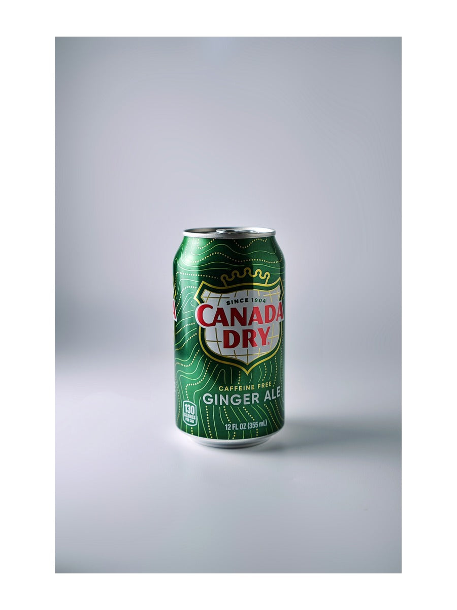 Ginger Ale 355 ml can pack shot