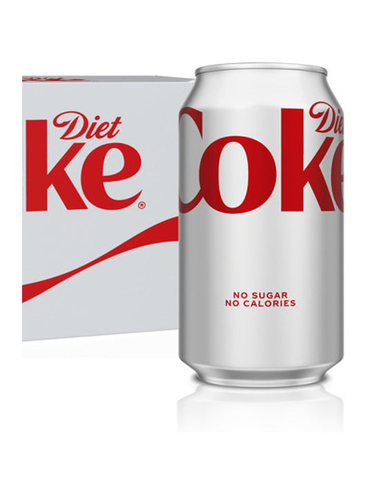 Diet Coke 355 ml can pack shot
