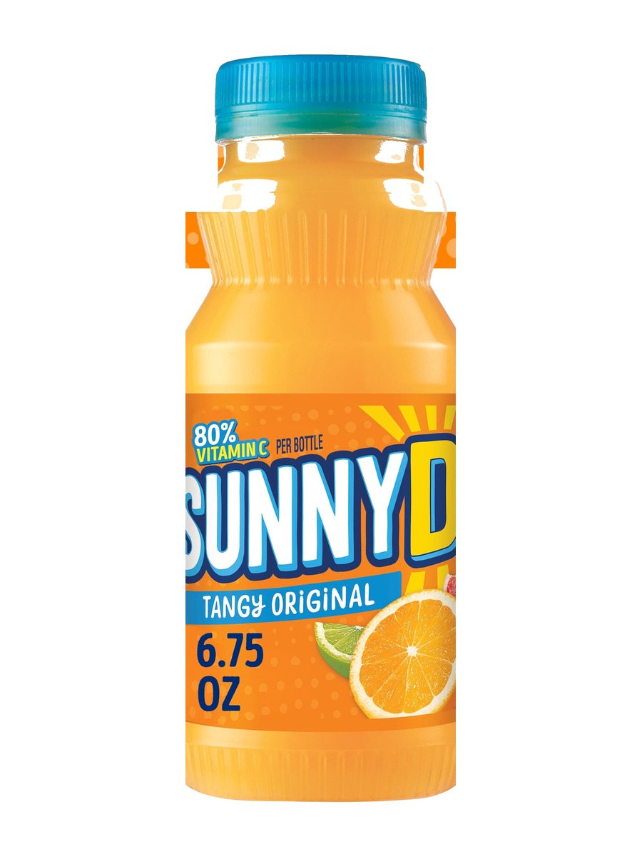 Sunny D Tangy Original single-serve bottle