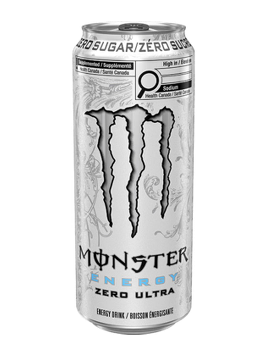 Monster Energy Zero white pack shot