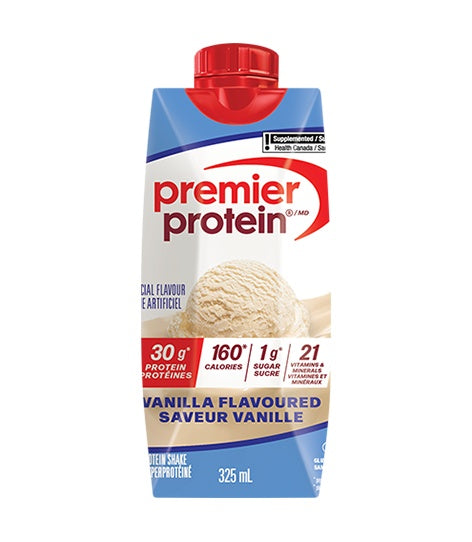 Premier Protein Vanilla protein shake 325 mL carton