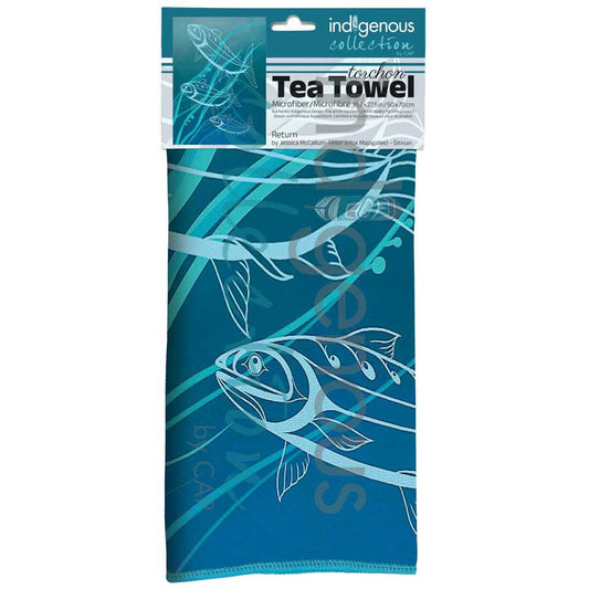 Return microfiber tea towel