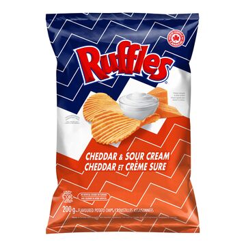 Ruffles Cheddar & Sour Cream 200g