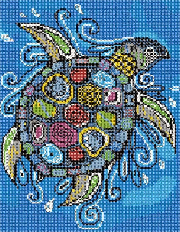 Diamond Art - Turtle - Mikinaak
