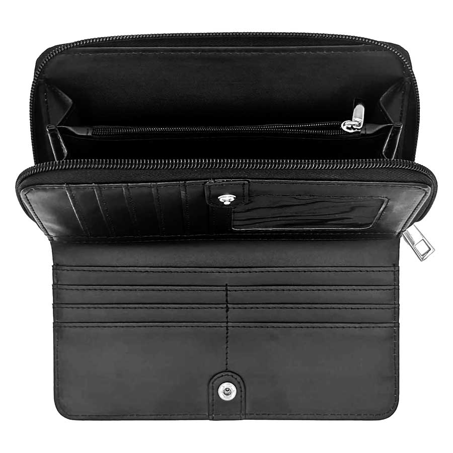 Sky Dance - Wolf Song Embossed Wallet