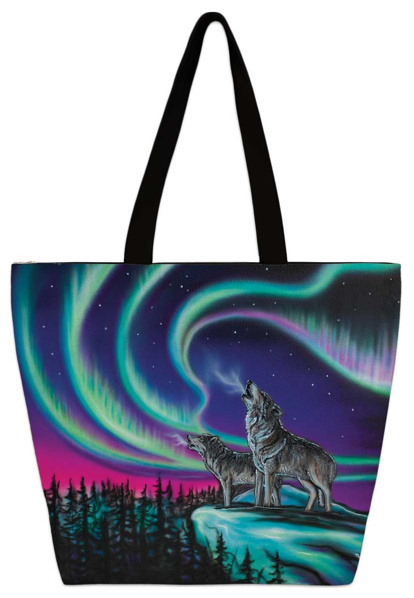 Sky Dance - Wolf Song Tote Bag
