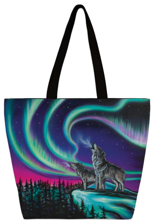 Sky Dance - Wolf Song Tote Bag