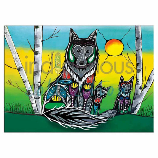 Wolf Family Magnet